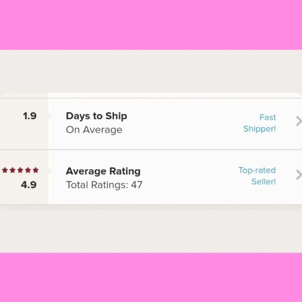 Top rated & fast shipping